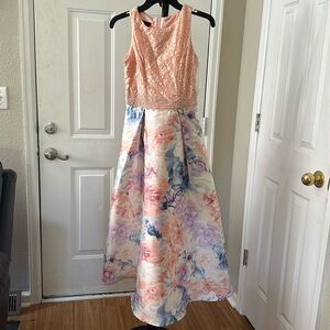 Beautiful flowered long dress